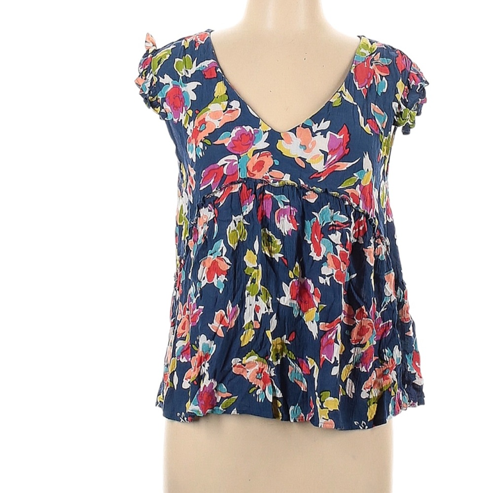 Rocks & Indigo Med Floral sleeveless top NWT